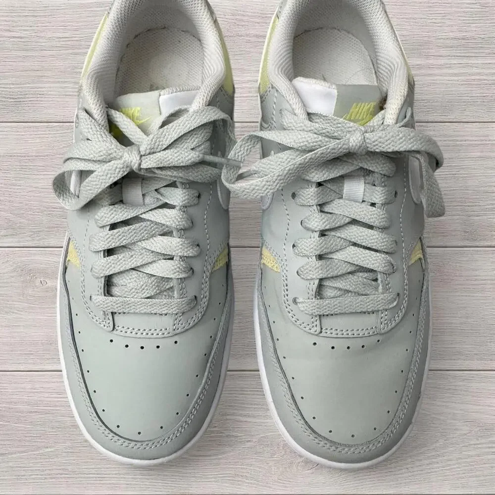 Nike Gamma Force Women’s Size 8 Sage Green White Volt Casual Platform Sneakers - Picture 4 of 8